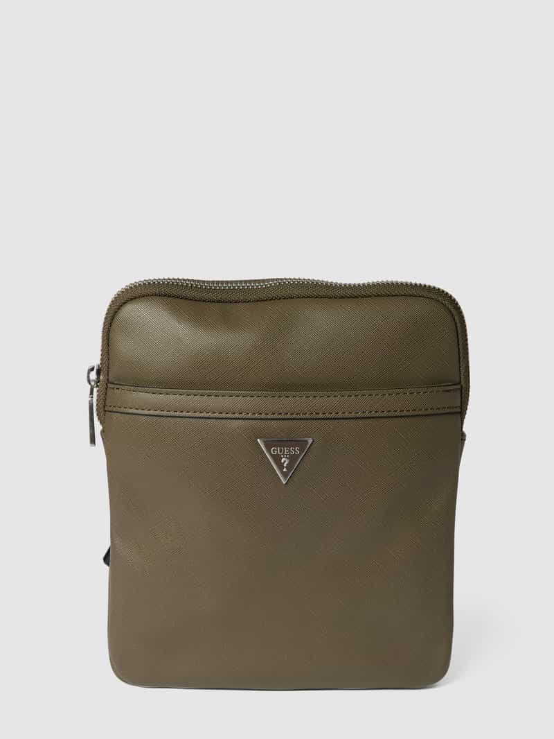 Umhängetasche mit Logo-Applikation