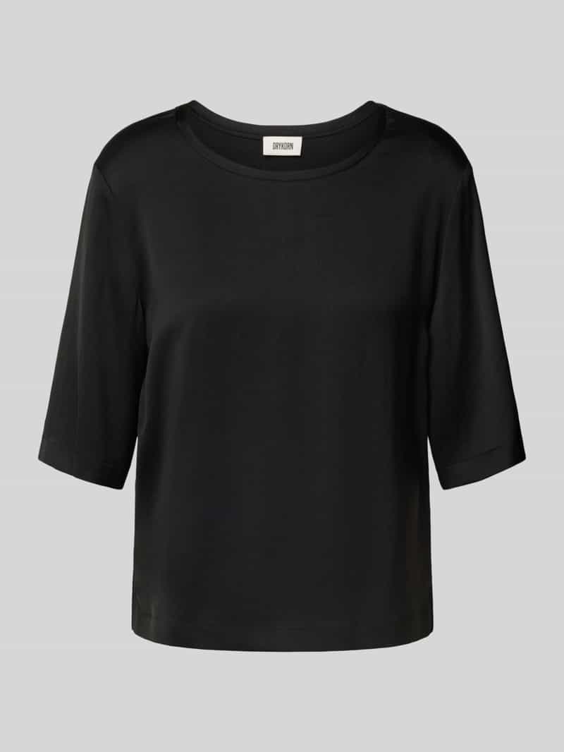 Drykorn Blusenshirt mit 3/4-Ärmel Modell 'DIEDRA' in Black, Größe 34
