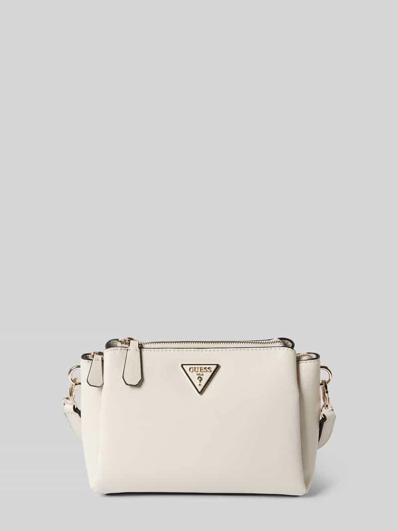 Handtasche mit Label-Detail Modell 'NOELLE'