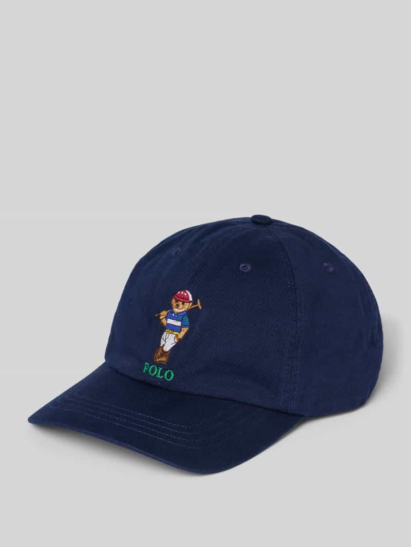 Polo Ralph Lauren Teens Cap mit Label-Stitching in Marine, Größe 1