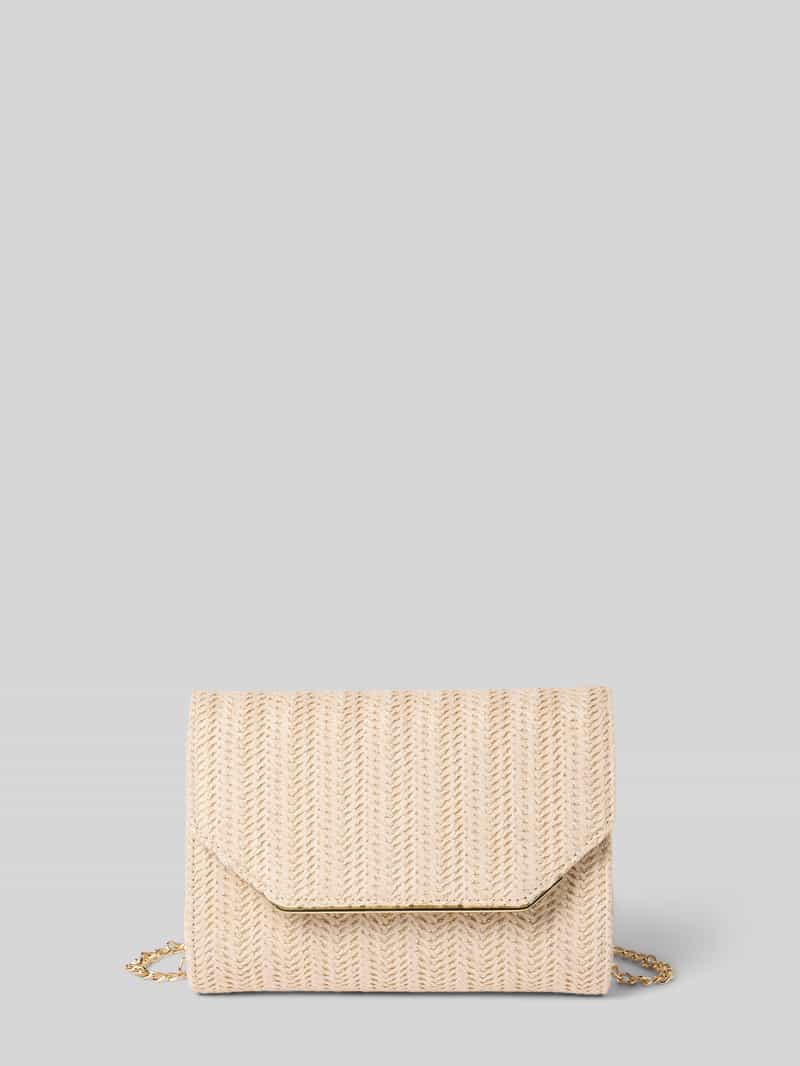 Handtasche in Flecht-Optik