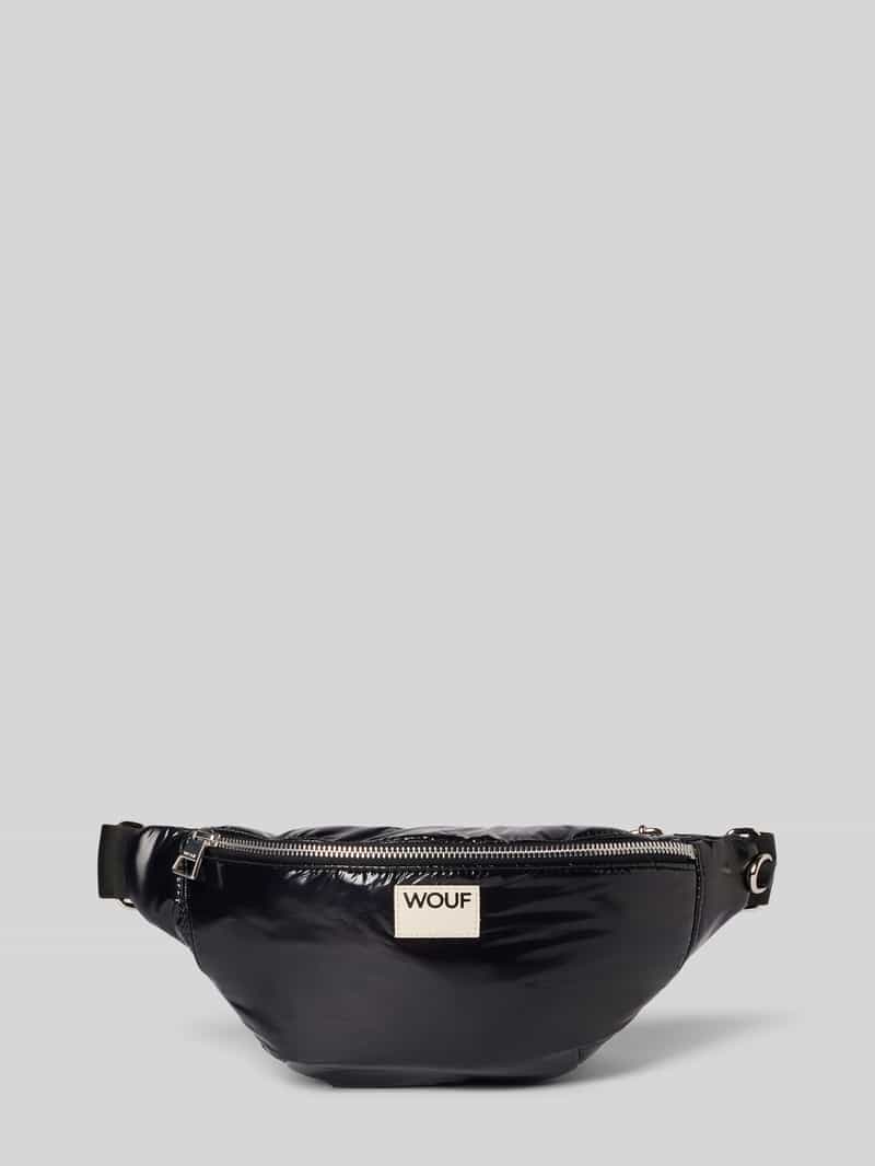 Bauchtasche mit Logo-Patch Modell 'Nuit'