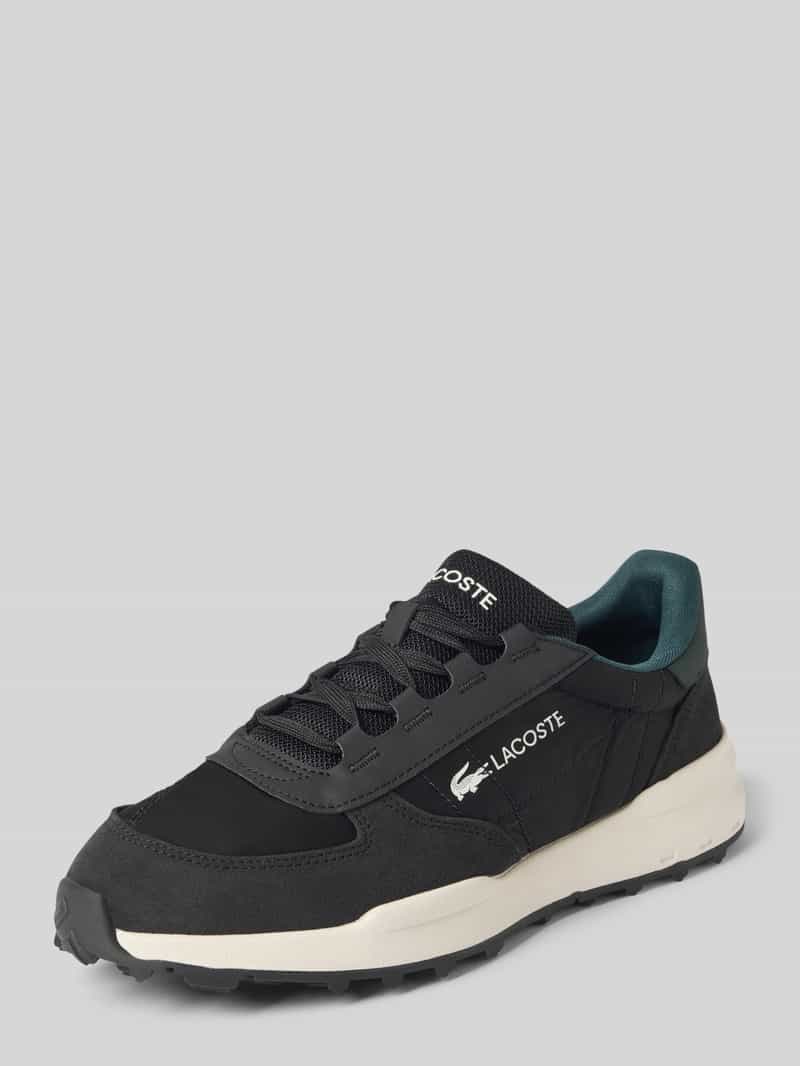 Lacoste Low Top Sneaker aus atmungsaktivem Material Modell 'ELITE ACTIVE EVO' in Black, Größe 41