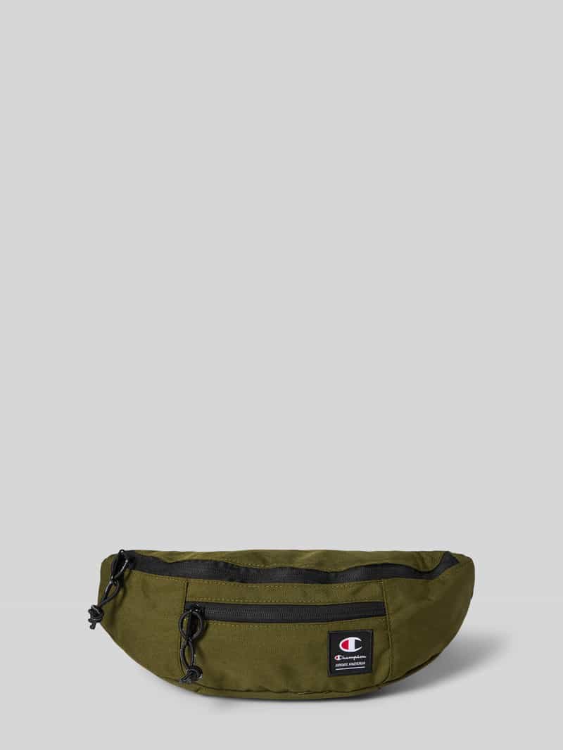 CHAMPION Bauchtasche mit Label-Patch in Khaki, Größe 1