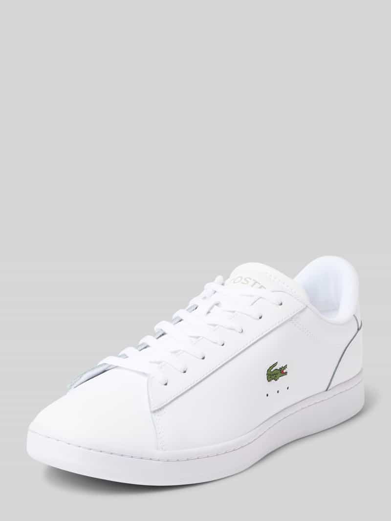 Lacoste Low Top Sneaker aus echtem Leder Modell 'CARNABY SET' in Weiss, Größe 41