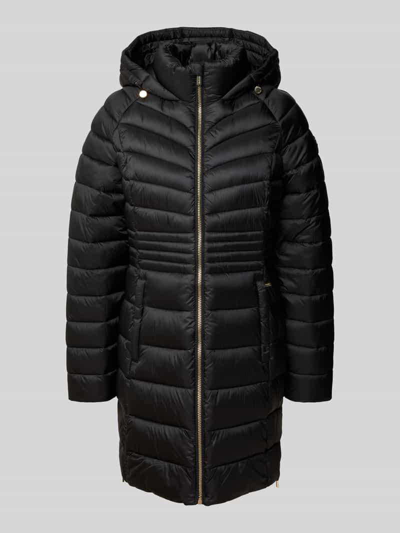 MICHAEL Michael Kors Steppmantel mit gefüttertem Stehkragen Modell 'Packable' in Black, Größe L