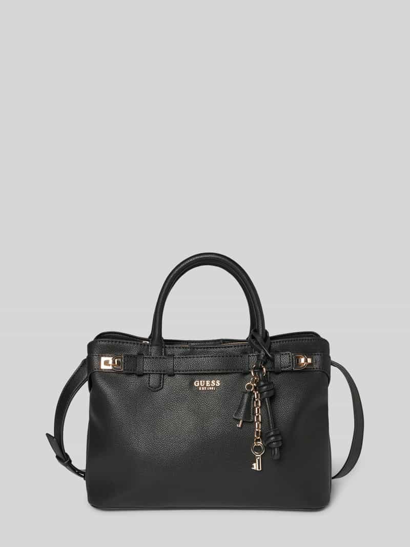 Guess Handtasche mit Tragehenkel Modell 'GREGORIA' in Black, Größe 1