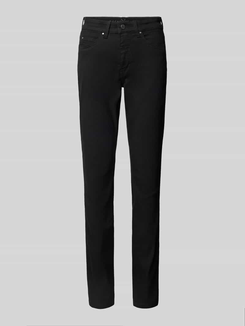 MAC Skinny Jeans mit 5-Pocket-Design Modell 'DREAM' in Black, Größe 30/28