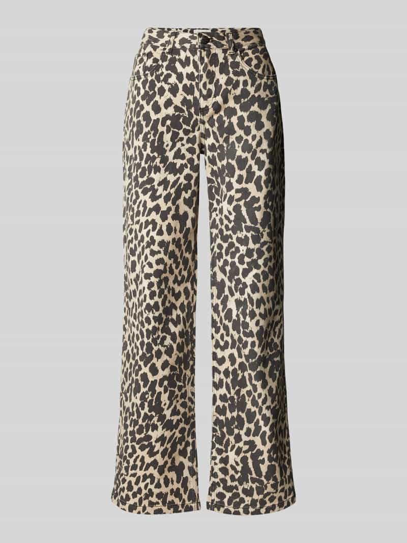 Wide Leg Jeans im 5-Pocket-Design Modell 'LEORA-JEANS'