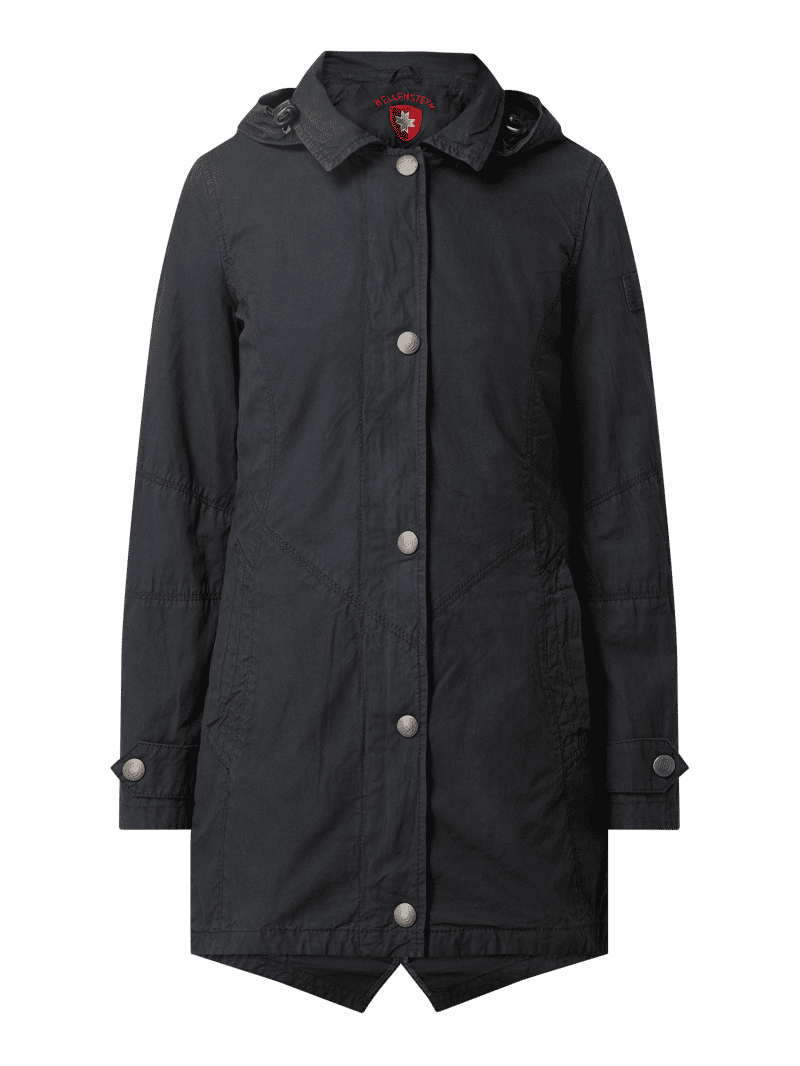 Wellensteyn Hudson 888 Funktionsjacke aus Baumwolle in Marine, Größe XS