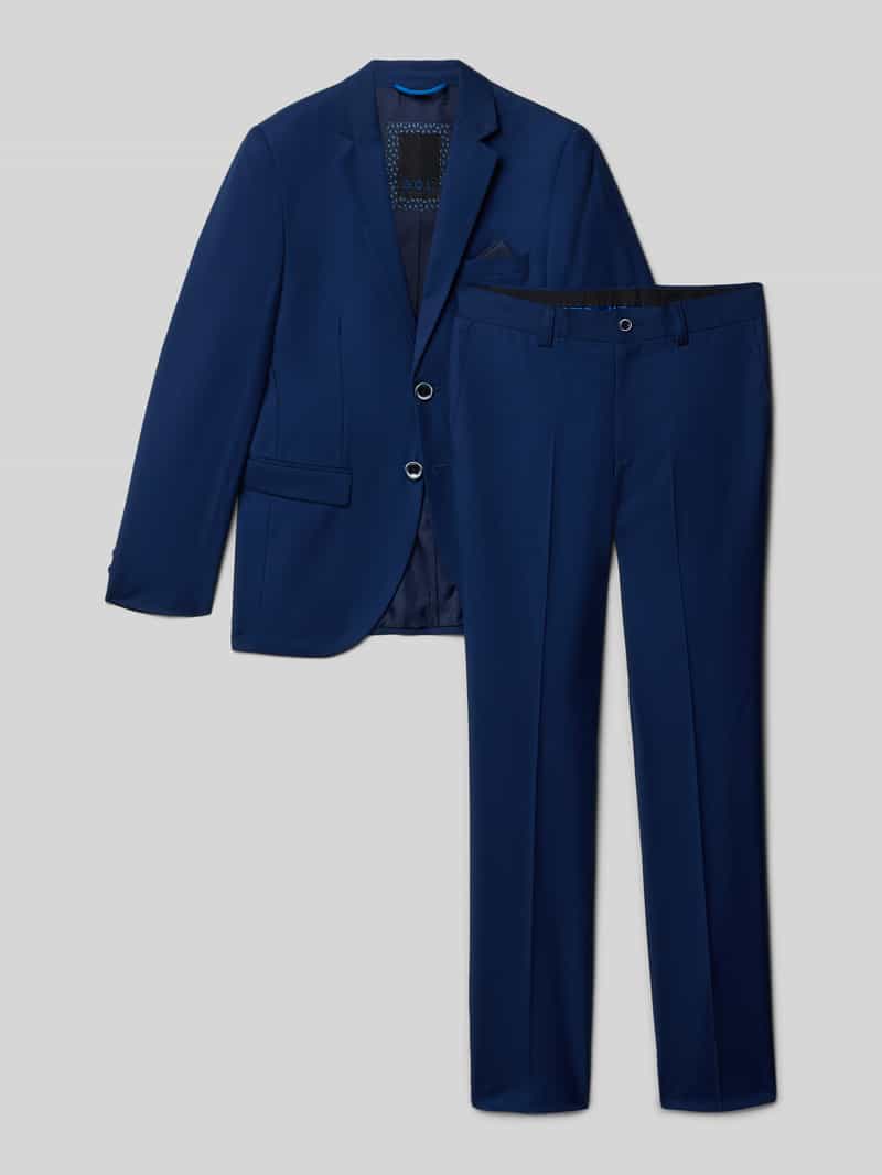 G.O.L. Slim Fit Anzug mit Viskose-Anteil in Blau, Größe 152