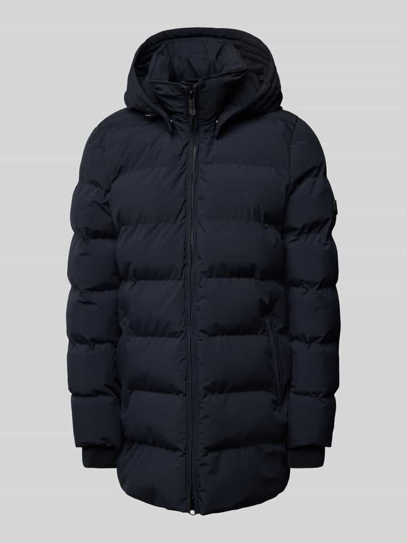 Wellensteyn Steppjacke mit Kapuze Modell 'GOLDMINE' in Dunkelblau, Größe S