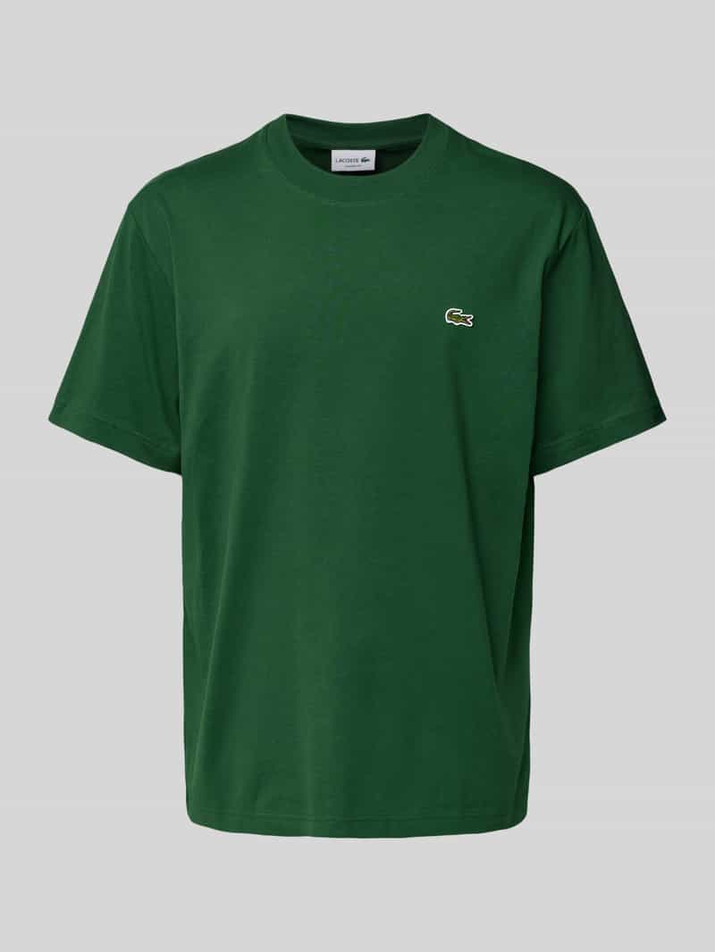Lacoste T-Shirt mit Logo-Detail Modell 'BASIC ON' in Gruen, Größe L