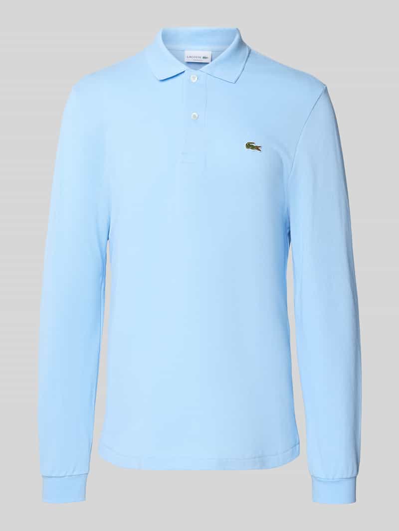 Lacoste Regular Fit Poloshirt aus reiner Baumwolle in Hellblau, Größe S