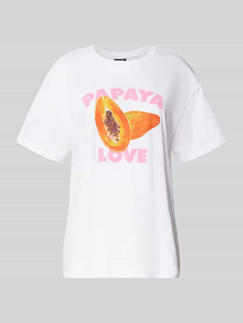 Comfort Fit T-Shirt aus reiner Baumwolle Modell 'THEA'