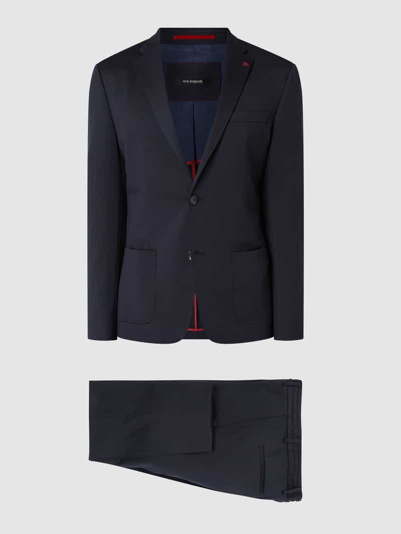 Slim Fit Anzug aus Jersey