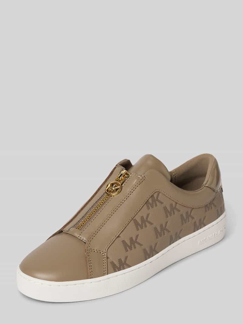 MICHAEL Michael Kors Sneaker mit Reißverschluss Modell 'KEATON' in Taupe, Größe 36
