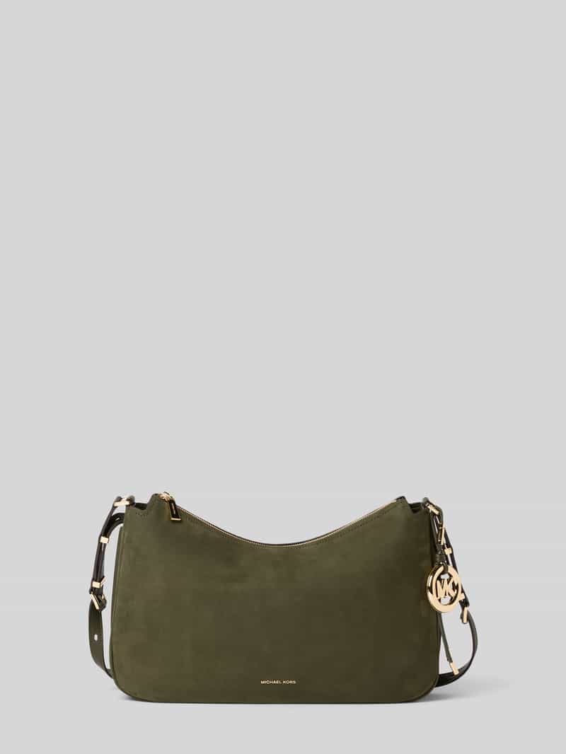 MICHAEL Michael Kors Umhängetasche in Leder-Optik Modell 'NOLITA' in Oliv, Größe 1