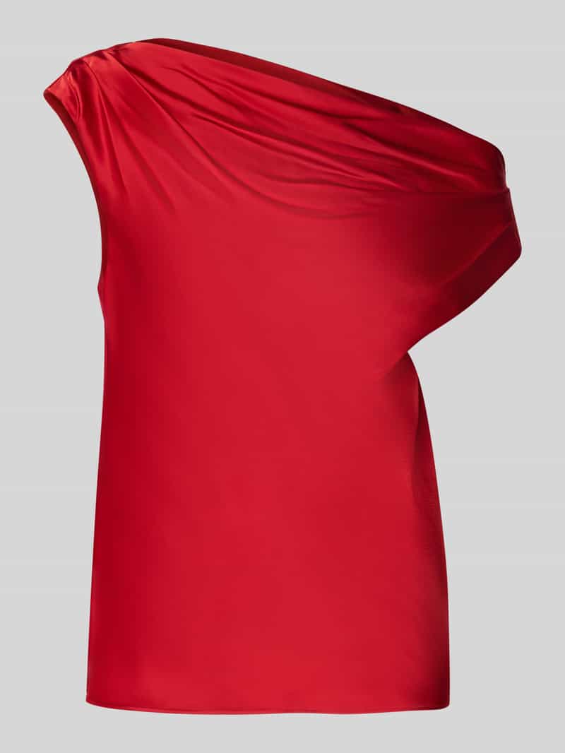 Lauren Ralph Lauren Blusentop im Off-Shoulder-Look Modell 'KINTHEA' in Rot, Größe L
