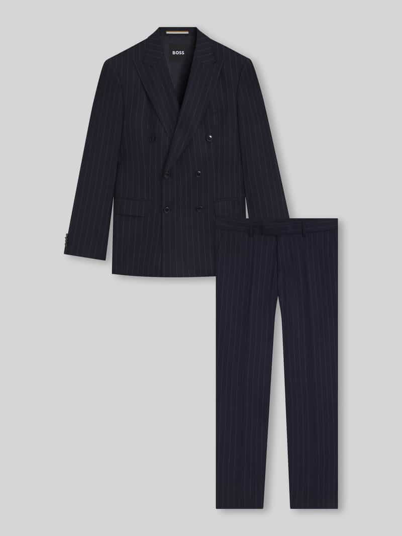 Slim Fit Anzug aus reiner Schurwolle Modell 'H-HUGE'