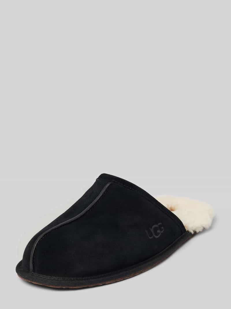 UGG Slides aus Veloursleder Modell 'SCUFF' in Black, Größe 41