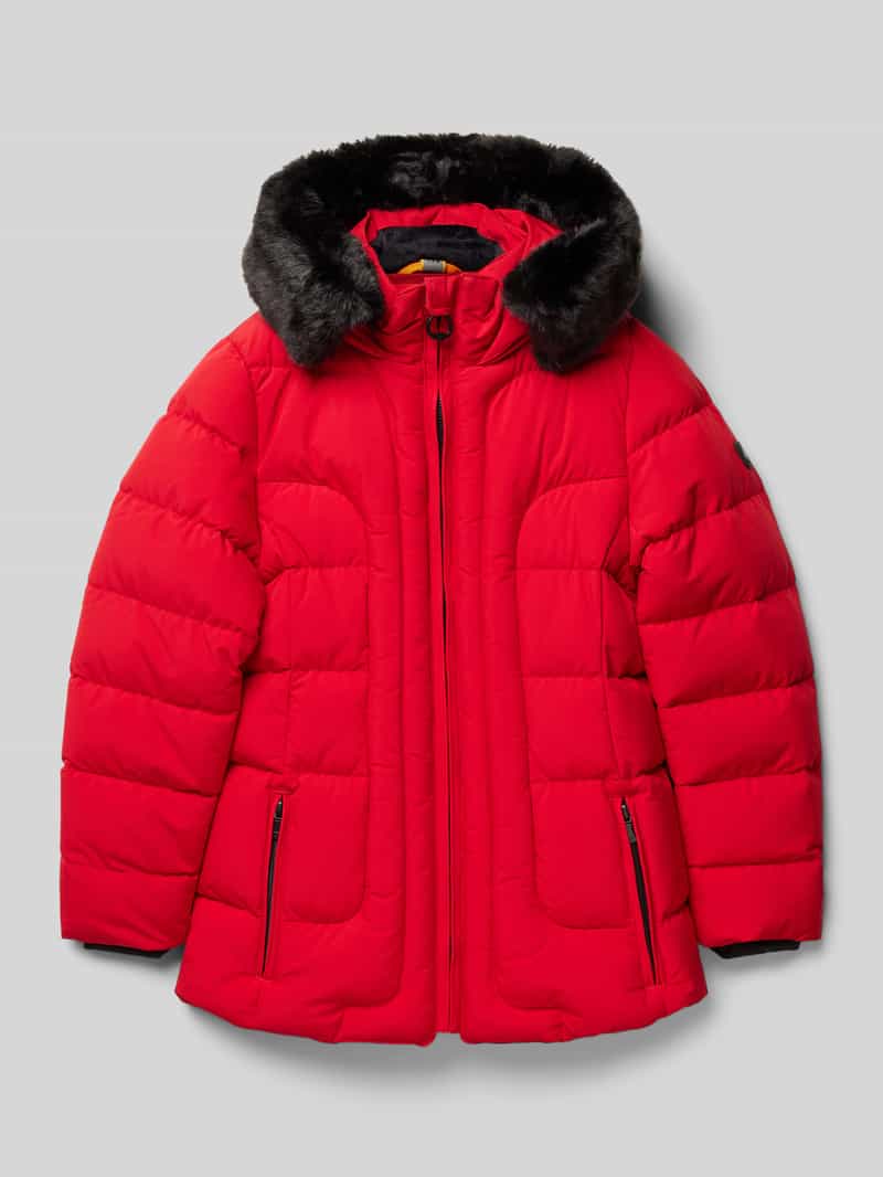 Wellensteyn Steppjacke aus Viskose mit Reißverschluss Modell 'Belvitesse' in Rot, Größe 176