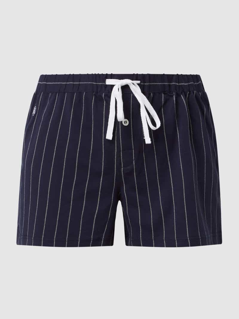 Lauren Ralph Lauren Pyjamahose mit Streifenmuster in Dunkelblau, Größe L