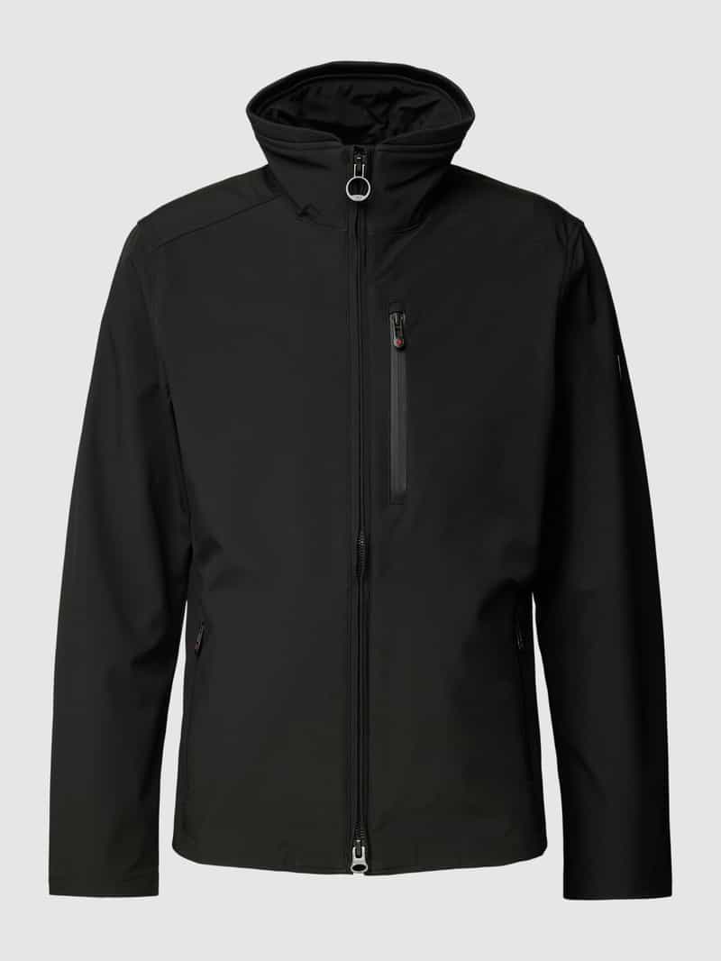 Wellensteyn Regular Fit Funktionsjacke mit Stehkragen Modell 'ALPINUS' in Black, Größe M