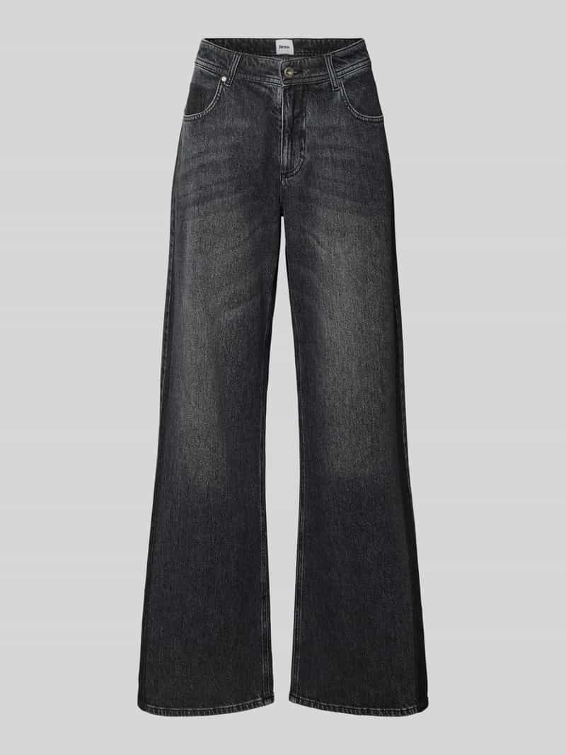Wide Fit Jeans im 5-Pocket-Design Modell 'Morgan'