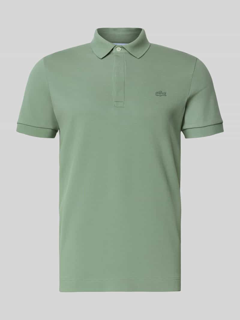 Lacoste Regular Fit Poloshirt aus Baumwoll-Mix in Gruen, Größe L