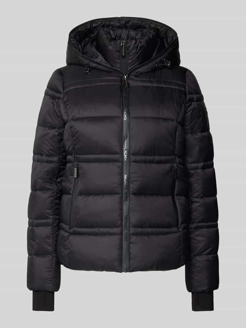 MICHAEL Michael Kors Steppjacke mit Kapuze in Black, Größe S