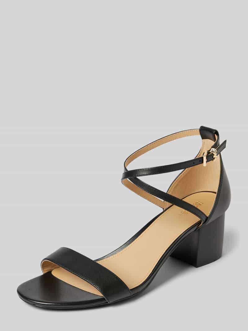 MICHAEL Michael Kors Sandaletten mit Dornschließe Modell 'SERENA' in Black, Größe 37