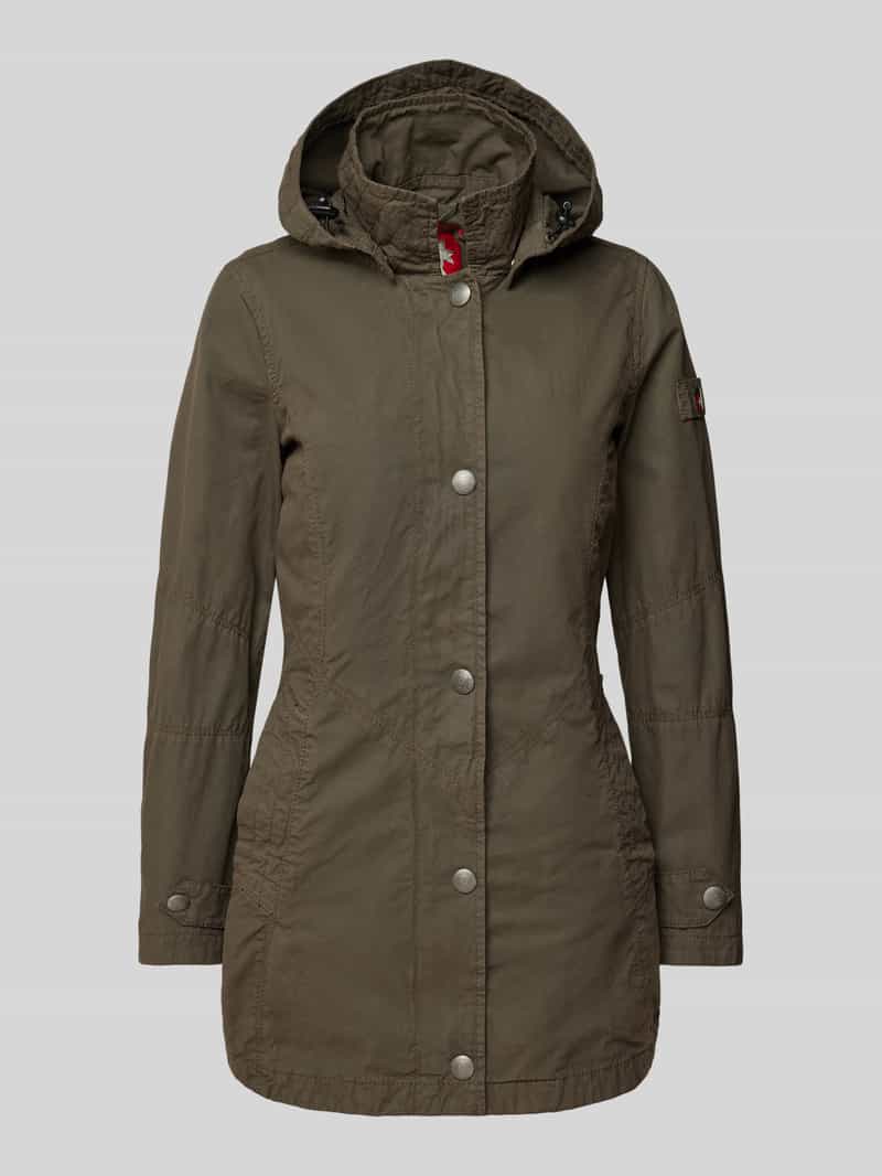 Wellensteyn Funktionsjacke mit Stehkragen Modell 'HUDSON' in Oliv, Größe XS