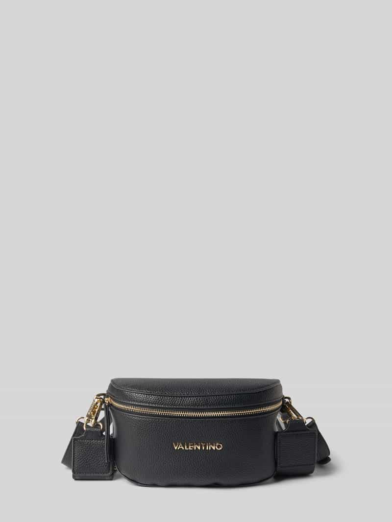 VALENTINO BAGS Bauchtasche mit Logo-Applikation Modell 'Miramar' in Black, Größe 1