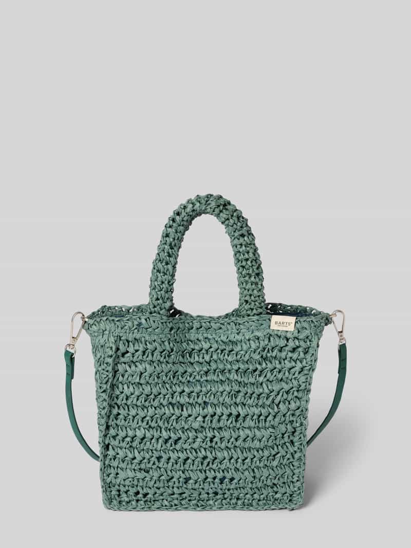 Handtasche mit Label-Detail Modell 'KAVEN'