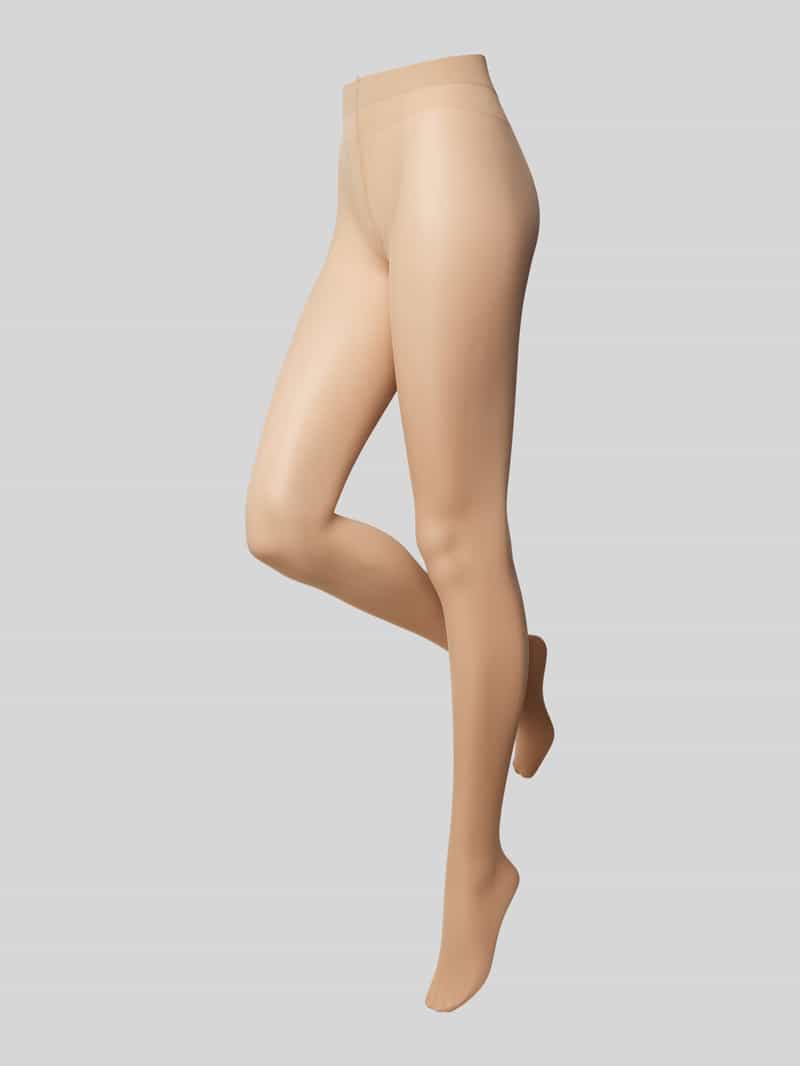 Strumpfhose in semitransparentem Design
