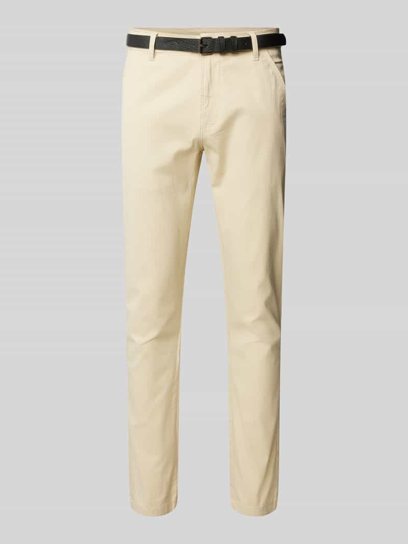 Classic Stretch Fit Chino mit Gürtel
