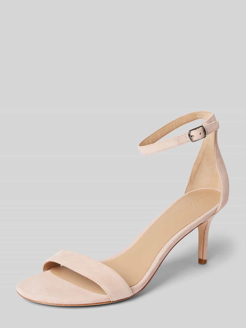 Lauren Ralph Lauren Sandalette mit Fesselriemen Modell 'ALLIE' in Rose, Größe 41