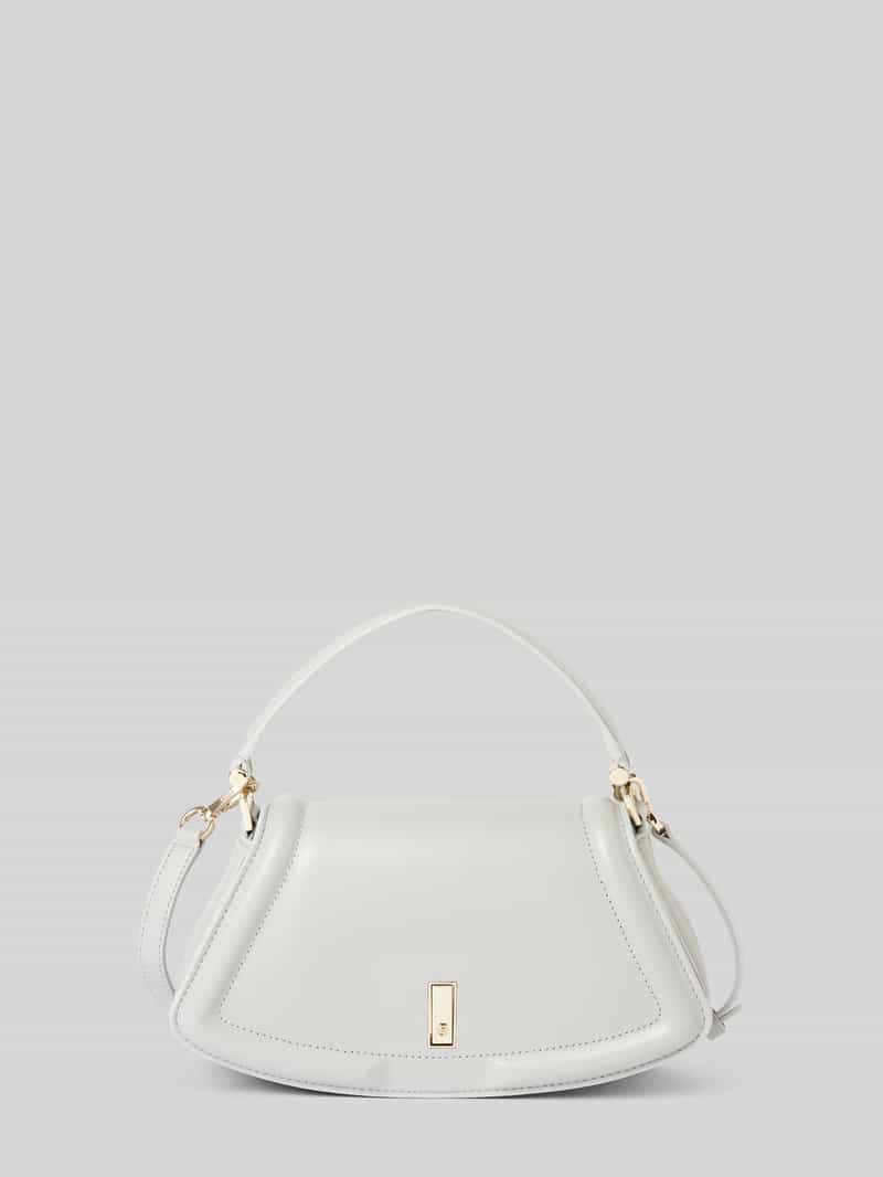 Handtasche mit Label-Detail Modell 'Ariell'