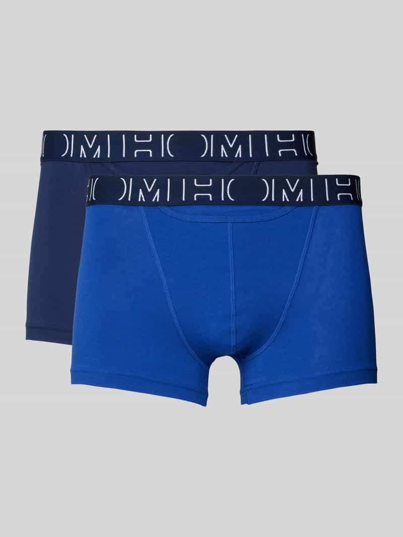 HOM Boxershorts mit elastischem Label-Bund im 2er-Pack in Royal, Größe XL