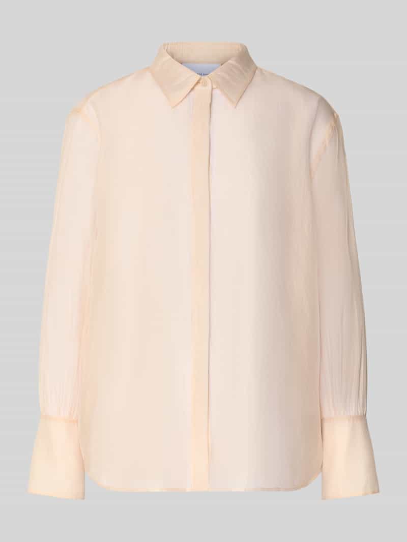 Style Icon Collection Organza-Bluse mit großen Manschetten - curated by Vicky Heiler in Hellrosa, Größe 34