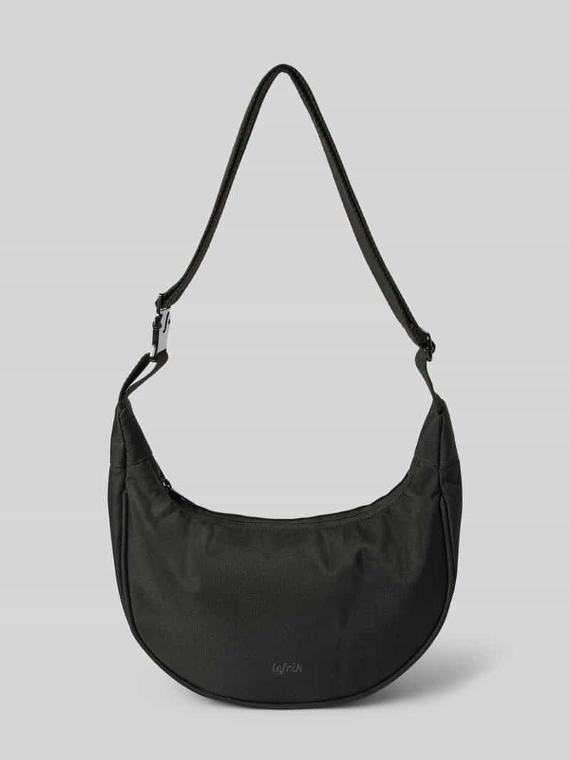 Handtasche mit Label-Detail Modell 'LUA'