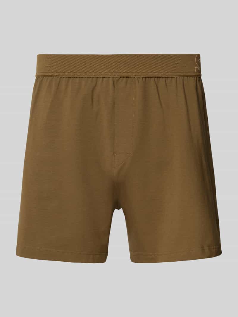 Boxershorts mit elastischem Label-Bund