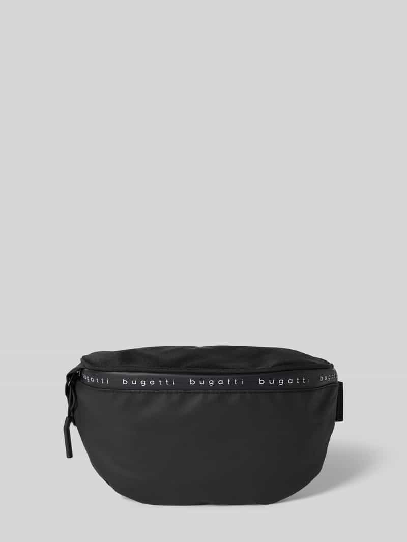 bugatti Bauchtasche mit Label-Detail in BLACK, Größe 1