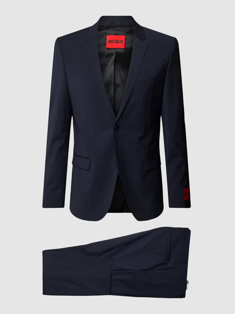 Extra Slim Fit Anzug aus Schurwoll-Mix Modell 'ARTI/HESTEN'