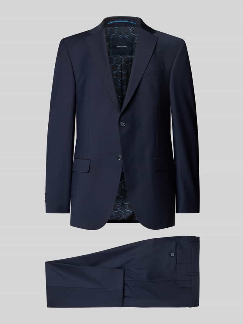 Pierre Cardin Anzug mit Reverskragen in Marine, Größe 27