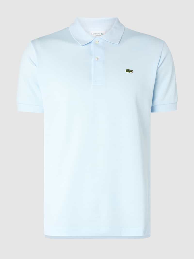 Lacoste Poloshirt mit Label-Stitching Modell 'L.12.12 CORE' in Hellblau, Größe 3XL