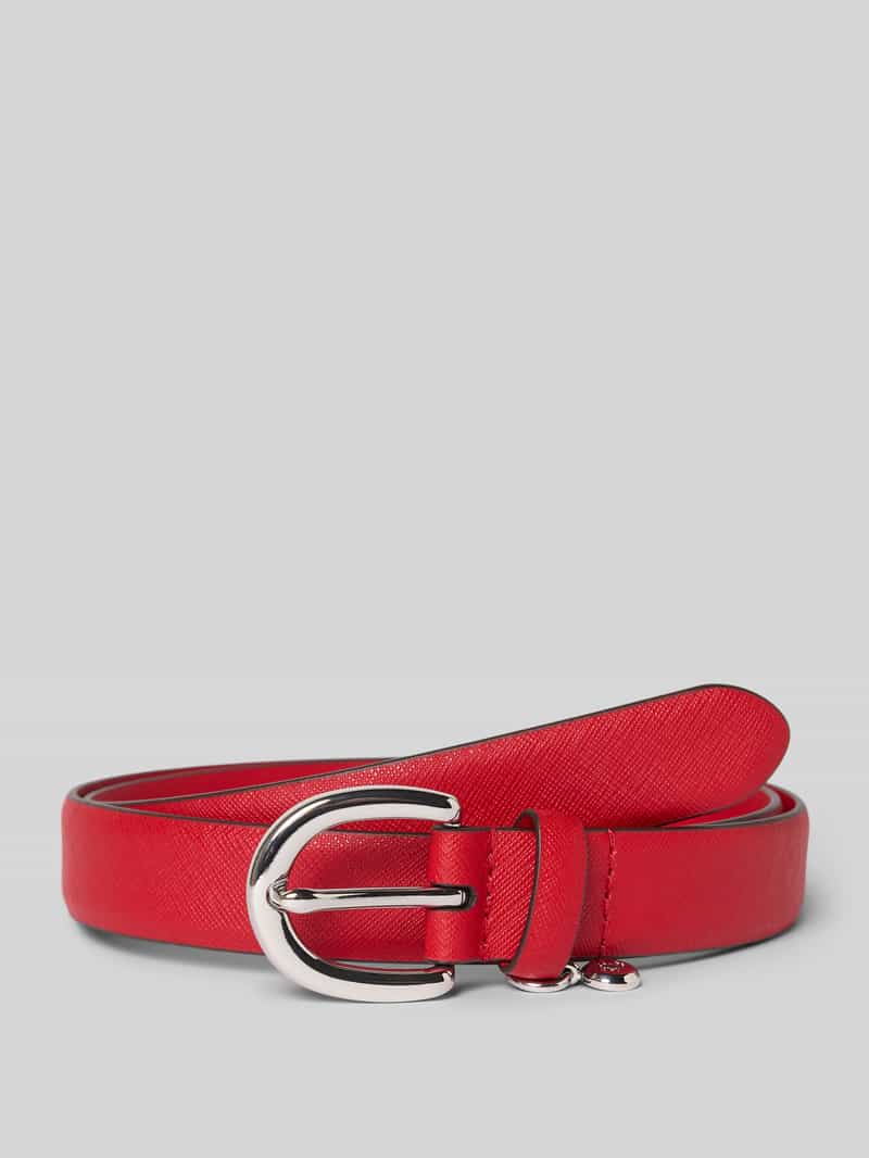 Lauren Ralph Lauren Gürtel mit Dornschließe in Hellrot, Größe L