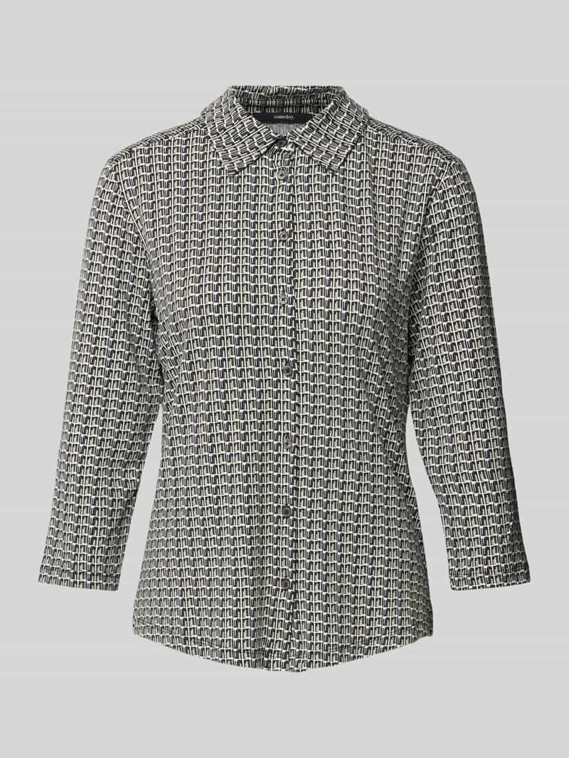 Hemdbluse mit 3/4-Ärmel Modell 'Kelly'