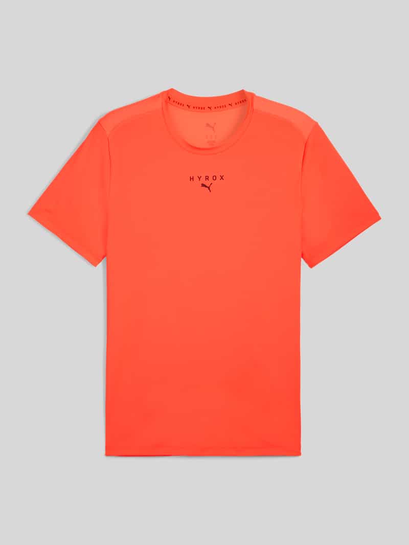 PUMA PERFORMANCE PUMA x HYROX - Regular Fit T-Shirt aus Cloudspun-Material in Neon Rot, Größe L